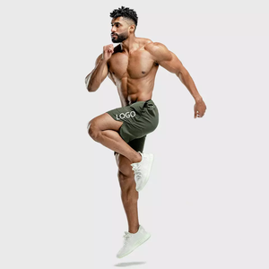Pantalones Cortos Deportivos Personalizados para Hombre, Cintura Elástica, para Entrenamiento, Deportes, Fitness, Trotar, Diseño Sólido o Estampado, Secado Rápido - Product Image 6