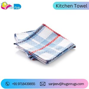 Carré personnalisé 100% coton filé à l'anneau super doux et absorbant léger torchons de cuisine pour la maison - Product Image 5