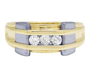 Anillo moderno de plata de ley S925 para hombre, moissanita completamente helada, diamante, estilo Hip Hop, regalo de compromiso de boda, anillo de fiesta - Product Image 2