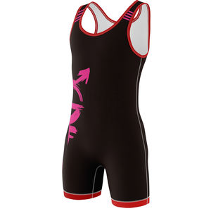 Top Qualité Hommes Haltérophilie Mesure Équipe Sublimation Lutte Singulet Pas Cher - Product Image 2