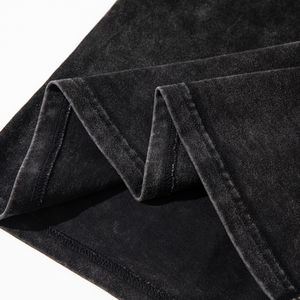 Meilleure vente de logo professionnel Fabricant d'impression de qualité Conception unique T-shirts délavés à l'acide pour hommes Vente en gros Streetwear décontracté - Product Image 4