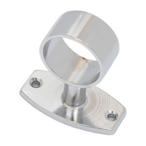 Passante in Ottone Cromato da Avvitare per Tubo da 25 mm - Product Image 1