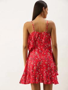 Vestido maxi de estilo bohemio con estampado de bloque de mano indio para mujer, vestido de verano de algodón informal con tela de cintura Natural de estilo dulce - Product Image 4