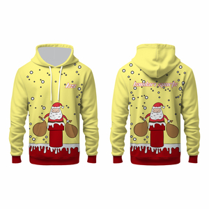 Nouveauté 2025 – Sweat à capuche homme hiver Noël très tendance, 100 % coton, imprimé numérique, manches classiques, uni, coupe oversize - Product Image 4