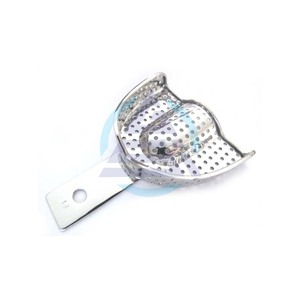 Bandeja de Impresión Dental de Acero Inoxidable Perforada, Bandeja Superior Individual |   Bandeja de Impresión Autoclavable a Precio Económico al por Mayor - Product Image 1