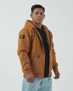Sudaderas con Capucha Marrones Personalizadas al por Mayor, Sudadera de Algodón Extra Grande, Estilo Urbano, Estampado Gráfico, Sudadera Gruesa - Product Image 1