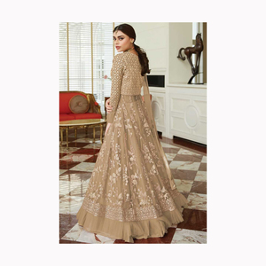 Traje nupcial pakistaní de diseñador para mujer para fiestas de boda, proveedor indio, exportador, seda Modal, elegante tela India pakistaní - Product Image 2