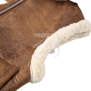 Veste d'hiver réversible en cuir PU de haute qualité pour homme, imperméable, doublure en polaire, col en V, style streetwear - Product Image 5