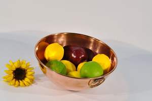 Fournisseurs indiens de bol en cuivre de qualité supérieure pour servir des aliments au design raffiné bol en cuivre pour accessoires de cuisine au prix le plus bas - Product Image 5