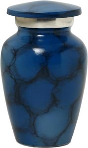 Bulk Manufacturer of Export Quality 100% Aluminum Metal Material Keepsake Cremation <b>Urns</b> at Best Market Price - Product Image 2