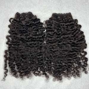Extensiones de cabello rizado birmano Remy vietnamita de trama Genius de tamaño de Color personalizado, paquetes rizados birmanos de doble dibujado - Product Image 3