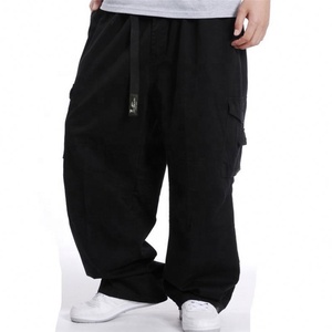 Ohsisa 2025 – Pantalon long décontracté pour homme, multi-poches, en coton, coupe large, taille élastique, grande taille - Product Image 4