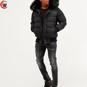 Winter Customize Warm Windproof Men's <b>Plus</b> <b>Size</b> Down <b>Coat</b> Jacket Puffer Bomber Oversize <b>Coat</b> Nylon Polyester Jackets - Product Image 2