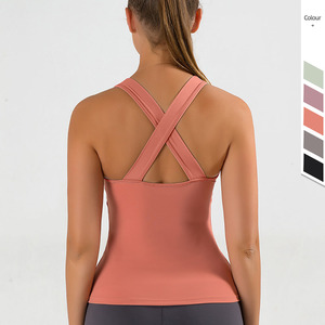 Plus Size <b>Women's</b> Casual Gym <b>Tank</b> <b>Top</b> Solid Color Custom Logo Print Breathable <b>Knitted</b> Fabric for Outdoor Use for <b>women</b> - Product Image 4