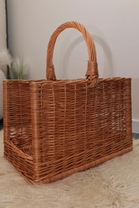 Panier de rangement en rotin naturel fait main avec poignée, design moderne et écologique, multifonction, fabriqué à Hanoï - Product Image 6