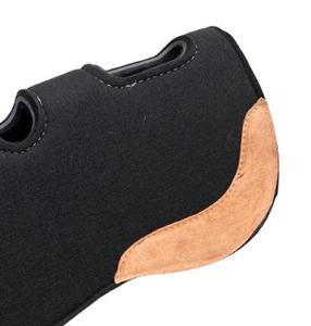 Feutre de laine de selle occidentale avec patch en cuir produits équestres de style américain tissu en daim de forme cantoure - Product Image 5