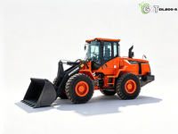 Chargeuse sur pneus d'occasion Doosan DL200 5 roues, certifiée CE EPA EURO 5, moteur diesel, chargeuse frontale, engin de construction coréen d'origine