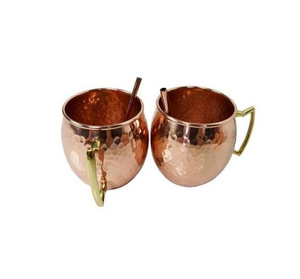 Fábrica al por mayor Tazas de cobre de acero inoxidable Mango de moda Buen precio Cóctel Tazas recubiertas de cobre Café Cerveza por Tradebit - Product Image 4