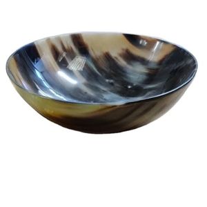 Bols en corne de buffle de luxe, très vendus, polis, naturels, décoratifs, pour la maison, utilisation sur table, bol décoratif de table - Product Image 1