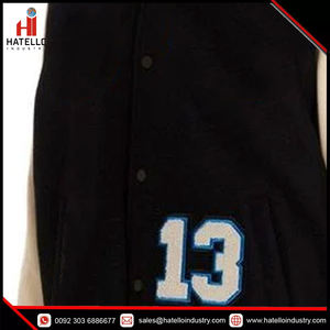 Vestes universitaires pour hommes de haute qualité personnalisé Baseball Letterman Bomber Jacket Broderie Toile Style Formel-Vente en gros Bas Hiver - Product Image 6