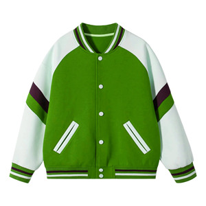 OEM Service Custom Mens <b>Wool</b> <b>Quilted</b> Varsity Jacket Hooded Winter Casual Jacket with Heat Transfer Printed Logo - Product Image 5