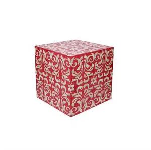 Mesa Auxiliar de Madera con Incrustaciones de Hueso Blanco, Diseño Moderno, Mesa de Centro, Muebles, Oferta Especial de Navidad - Product Image 6