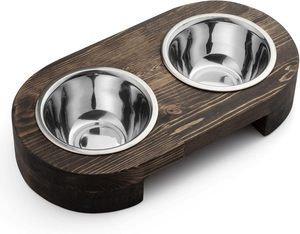Comedero de madera ecológico de alta calidad para mascotas, comederos elevados al por mayor para mascotas hechos a mano en Vietnam - Product Image 3