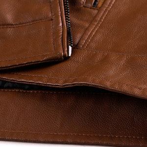 Chaqueta de Cuero de Venta Directa de Fábrica 2025, Chaqueta de Cuero del Mejor Material, Chaqueta de Cuero de Nuevo Diseño - Product Image 5