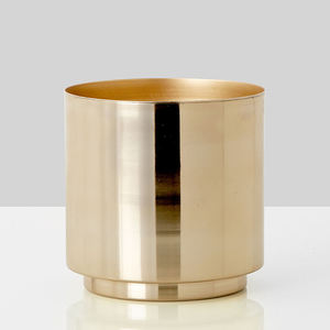 แจกันดอกไม้อลูมิเนียมคุณภาพสูง ดีไซน์ทองเหลือง งานโลหะอินเดีย ของตกแต่งบ้าน ขายส่งจากโรงงานโดยตรง ราคาดีที่สุด - Product Image 2