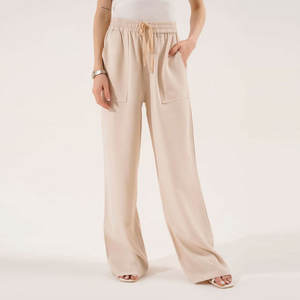 กางเกงเอวสูงสำหรับผู้หญิง, กางเกงสไตล์ลำลองระบายอากาศได้ดีน้ำหนักเบาขายดีสำหรับฤดูหนาว - Product Image 1