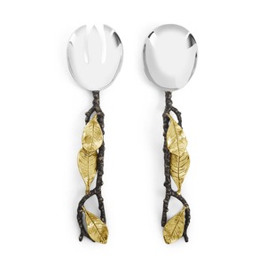 Couverts élégants de luxe argentés Couverts de salle à manger modernes de qualité supérieure avec poignée en acier et aluminium unique Cadeaux d'affaires sophistiqués - Product Image 5