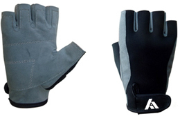 Five-Finger Sport Training <b>Gloves</b> Fashion Leather Weightlifting <b>Fitness</b> <b>Gloves</b> with Hand Protector Finger-Less Design - Product Image 6