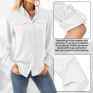 เสื้อยีนส์แขนยาวกันรอยยับสำหรับผู้หญิง, เสื้อผ้าแฟชั่นเนื้อผ้านุ่มน้ำหนักเบาใส่ได้ทุกวันฤดูหนาว - Product Image 4