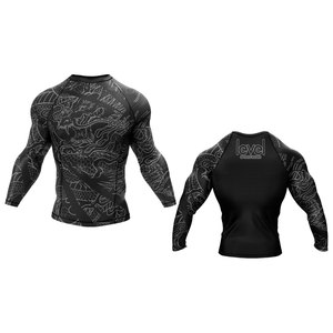 Alta calidad diseño personalizado hombres Rash Guard nueva llegada al por mayor MMA ropa deportiva transpirable Spandex Material - Product Image 1