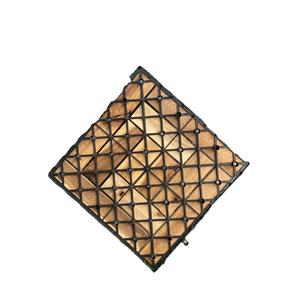 Baldosas de Madera de Acacia Encajables, Resistentes al Agua y Antideslizantes para Pisos de Patio Exterior - Product Image 3