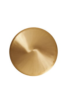 Plateau de forme ronde décoratif en laiton massif plateau de service de table élégant organisateur de rangement en or pour parfum bijoux nourriture thé bougie - Product Image 5