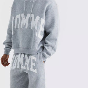 Ensemble de survêtements pour hommes printemps-automne, sweat à capuche à manches longues + pantalon de jogging, 2 pièces, tenue de sport, vêtements décontractés - Product Image 4