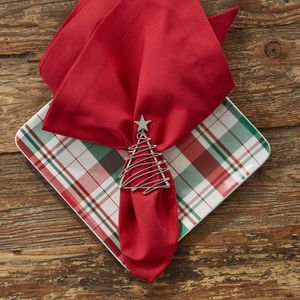 Wholesale Metal Silver <b>Christmas</b> <b>Tree</b> Napkin Ring For <b>Christmas</b> <b>Table</b> Decor and Gifting in Best Price - Product Image 3