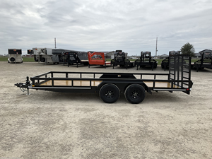 14FT 16FT 20FT 24FT 82x18 Heavy Duty Utility <b>Trailer</b> Tandem Axle Landscape <b>Trailer</b> with Square Tube Side Rails for Sale - Product Image 5