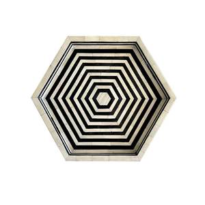 Ensemble de plateaux de service en bois de style moderne, conception d'incrustation d'os antique pour la maison, hôtel, salon, cuisine, meubles de maison à usage alimentaire - Product Image 1