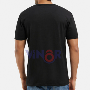 เสื้อยืดคอกลมแขนสั้นสำหรับผู้ชายเสื้อยืดใส่ได้ทั้งชายและหญิงพิมพ์โลโก้ - Product Image 5