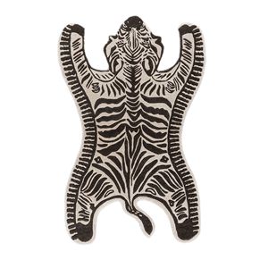 Tapis rectangulaire en laine et viscose tufté à la main Wild Wanderlust, imprimé animal, pour chambre et salon Tra-15102 - Product Image 1