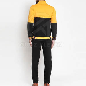 ชุดวอร์มสำหรับผู้ชายชุดวิ่งสำหรับ2024ชุดวอร์มผ้าฝ้าย100% ดีไซน์เฉพาะสามสี - Product Image 6