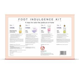 Footvital Foot Indulgence Kit con solapa magnética para salón como pedicura en casa Los 4 Productos para áspero, seco, agrietado, agrietado - Product Image 2