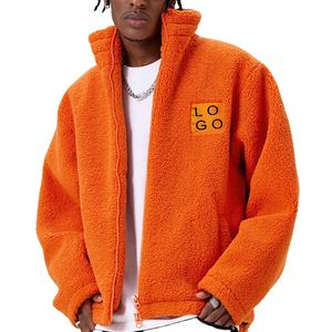 <b>Men's</b> Winter Windproof Warm <b>Sherpa</b> <b>Fleece</b> Jacket Comfortable Heavyweight with Stand Collar for Outdoor Activities Sports - Product Image 4