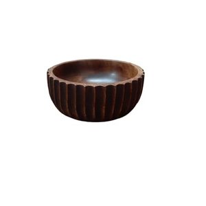 Ensaladera decorativa 100%, mesa de desayuno ecológica, frutero, artículos de comida reutilizables, cuencos de madera con logotipo - Product Image 2