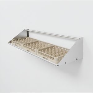Estante de Pared Comercial de Acero Inoxidable para Lavavajillas 500x500mm - 1505x457mm - de un Solo Nivel - Product Image 4
