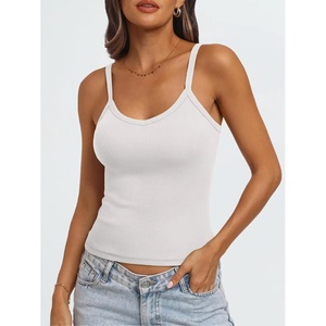 Short Sleeveless Halter Neck Tank <b>Top</b> with Front Logo Breathable Custom Color for Gym <b>Top</b> Vest For Gym And Beach <b>Walk</b> - Product Image 5