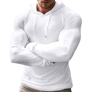 Meilleur fabricant de sweats à capuche de sport pour hommes en éco-responsable, en spandex/coton, avec logo personnalisé, pour l'automne, créez votre propre style tendance - Product Image 2