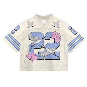 Camiseta de Fútbol de Malla Personalizada al por Mayor, Uniforme Deportivo Transpirable de Poliéster de Manga Corta, Impresión por Sublimación - Product Image 1